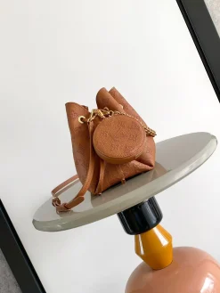 Alternative view of LV Bucket Bags Perforated Calf Leather (Brown-Gold) 19X22X14CM H00202608070968