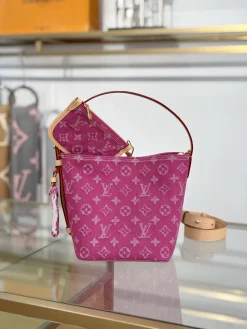 Alternative view of LV Bucket Bags Steel Hardware (Pink-Tan) 18X16X12CM G50202608071615