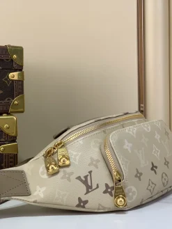 Alternative view of LV Casual Bags Coated Canvas (Beige-Taupe) 30X15X8CM E00202608070900