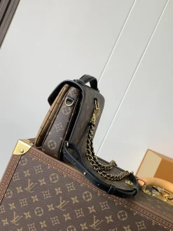 Alternative view of LV Casual Bags Coated Canvas (Brown-Tan) 20X17X7CM D80202608071543