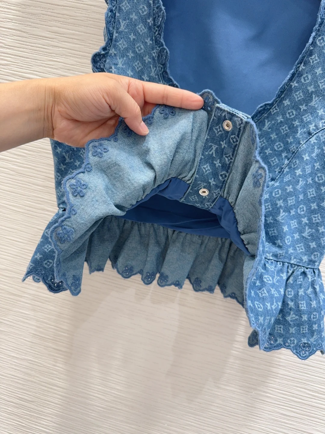 LV Clothing Denim Cotton S M L XL B85202608041975 - Image 6