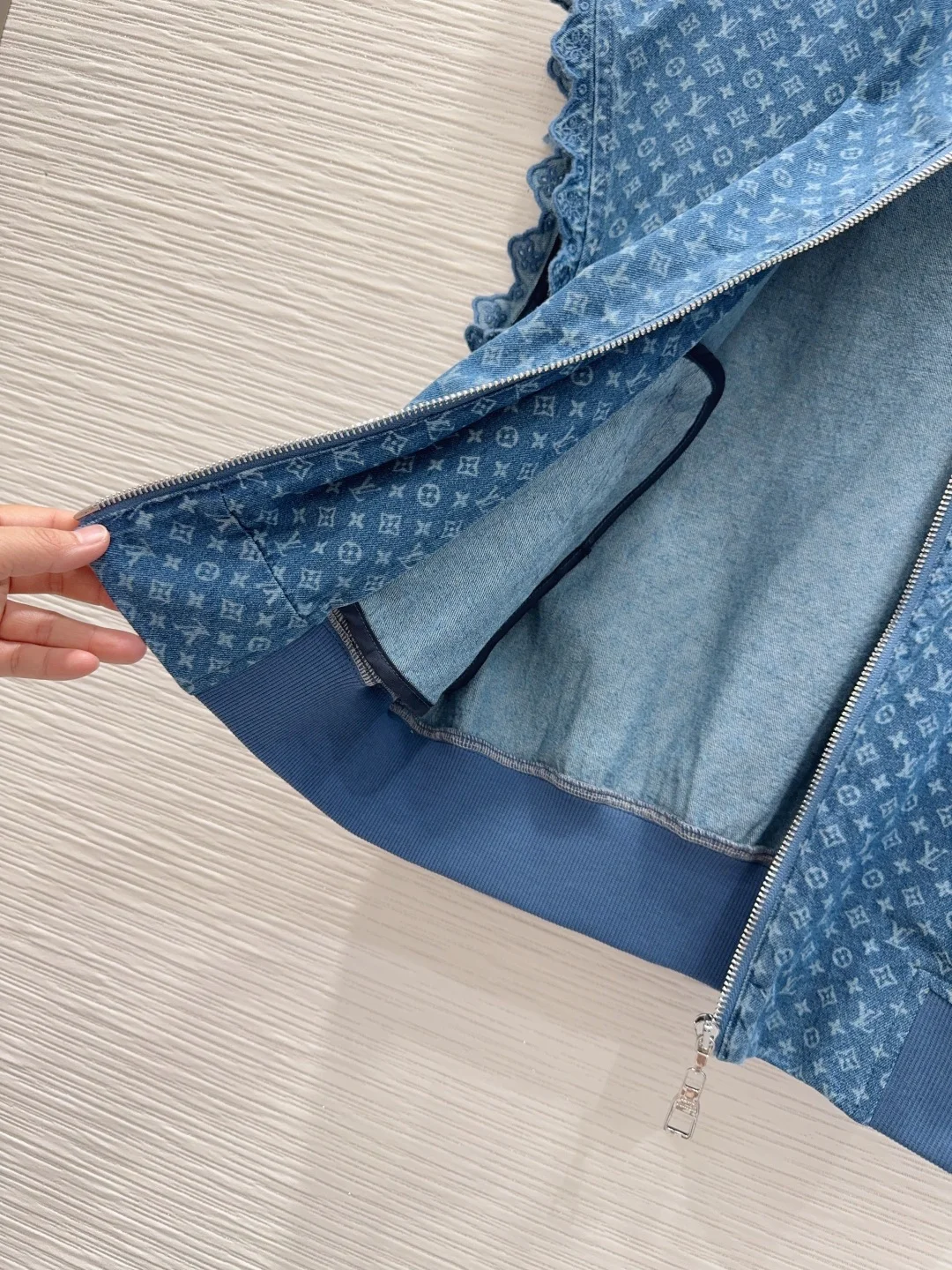 LV Coats Denim S M L XL C05202608041976 - Image 8