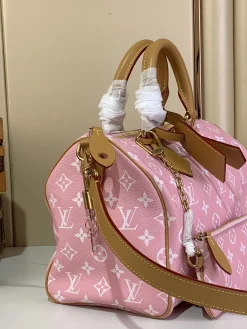 Alternative view of LV Crossbody Bags Calf Leather (Pink-Tan) 30X17X21CM I00202608070380
