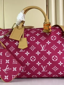 LV Crossbody Bags Calf Leather (Pink-White) 40X26X23 CM A080202608070411