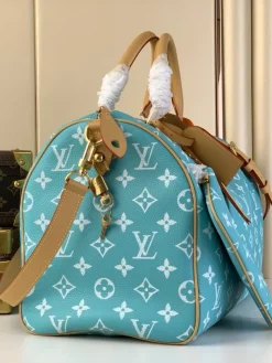 Alternative view of LV Crossbody Bags Calf Leather (Turquoise-Tan) 40X26X23 CM A080202608070406