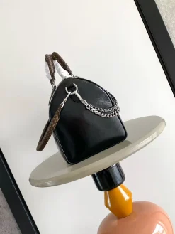 Alternative view of LV Crossbody Bags Calfskin Leather (Black-Brown) 30X21X17CM H70202608071007