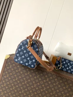 Alternative view of LV Crossbody Bags Calfskin Leather (Blue-Brown) 22X18X32CM I00202608071257