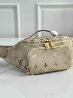 Alternative view of LV Crossbody Bags Coated Canvas (Beige-Brown) 30X15X8CM D90202608070462