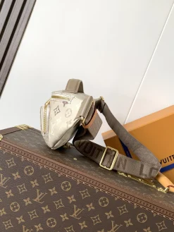 Alternative view of LV Crossbody Bags Coated Canvas (Beige-Gold) 30X15X8CM E00202608070894