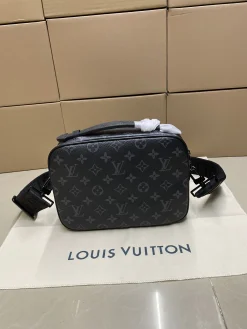 Alternative view of LV Crossbody Bags Coated Canvas (Black-Grey) One Size E20202608071353