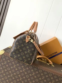Alternative view of LV Crossbody Bags Coated Canvas (Brown-Tan) 30X21X17CM E60202608070634