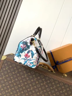 Alternative view of LV Crossbody Bags Coated Canvas (White-Dark Brown) 21X17X30CM E60202608071455