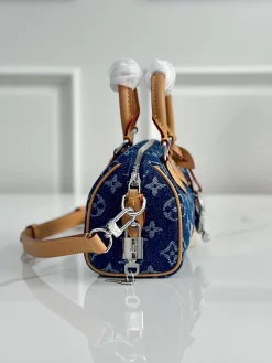 Alternative view of LV Crossbody Bags Denim Calfskin (Blue-Tan) 18X12X10CM D90202608070624