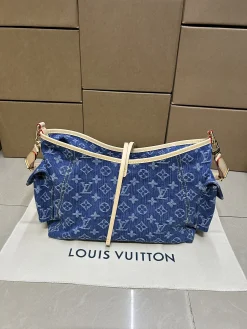 Alternative view of LV Crossbody Bags Denim Leather (Blue-Beige) One Size E50202608070280