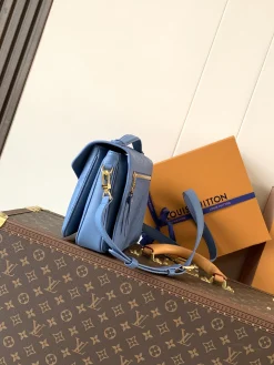 Alternative view of LV Crossbody Bags Empreinte Leather (Blue-Gold) 25X19X7CM F50202608070924