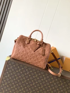 LV Crossbody Bags Empreinte Leather (Rose-Gold) 17X30X21CM F50202608071712
