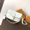 LV Crossbody Bags Empreinte Leather (White-Light Blue) 24X15X9CM E80202608071598