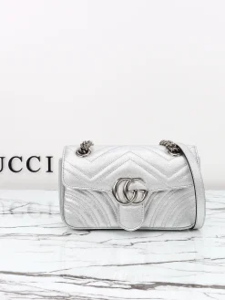GUCCI Crossbody Bags Genuine Leather (SiGUCCIer) 22X13X6CM D10202608060333