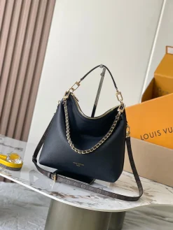 LV Crossbody Bags Leather (Black-Brown) 26X10X30CM H50202608071267