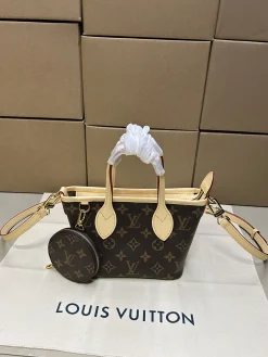 LV Crossbody Bags Leather (Brown-Beige) One Size E80202608071355