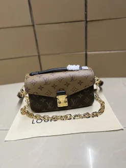 LV Crossbody Bags Leather (Brown-Black) One Size E00202608071345