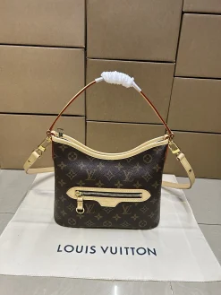 LV Crossbody Bags Leather (Brown-Tan) SMALL D80202608070277