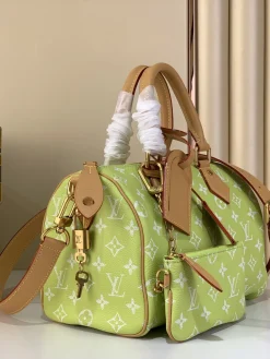 Alternative view of LV Crossbody Bags Leather (Green-Tan) 25X15X15 CM H50202608070329