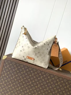 LV Crossbody Bags Monogram Canvas (Beige-Brown) 48X36X12CM F00202608070892