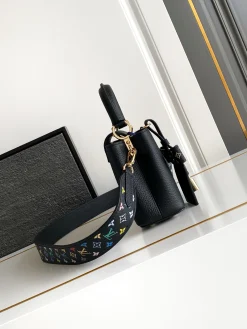 Alternative view of LV Crossbody Bags Monogram Canvas (Black-Gold) 21X14X8CM A050202608071459