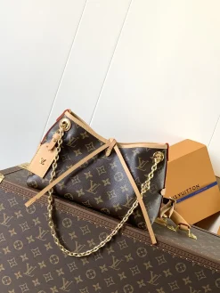 LV Crossbody Bags Monogram Canvas (Brown-Tan) 17X10X26CM D60202608070499