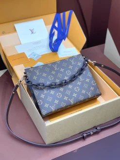 LV Crossbody Bags Monogram Canvas (Dark Brown-Tan) D00202608071969
