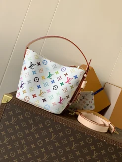 Alternative view of LV Crossbody Bags Monogram Canvas (White-Beige) 18X12X16CM D80202608070487
