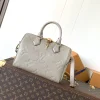LV Crossbody Bags Monogram Empreinte Leather (Grey-Gold) 25X19X15 CM F00202608071239
