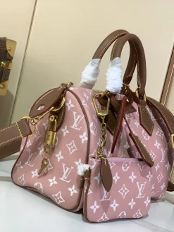 Alternative view of LV Crossbody Bags Monogram Leather (Pink-Brown) 25X15X15CM H50202608070332