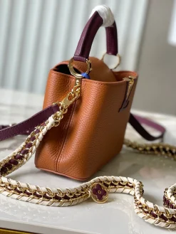 Alternative view of LV Crossbody Bags Taurillon Leather (Orange-Burgundy) 21X14X8 CM A050202608070233