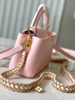 Alternative view of LV Crossbody Bags Taurillon Leather (Pink-Gold-White) 22X12X8CM A050202608070219