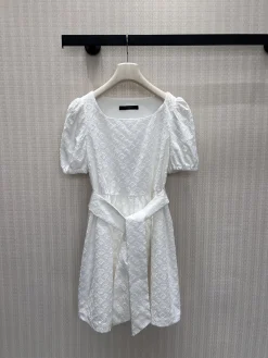 LV Dresses Jacquard Fabric 36-40 C05202608042215