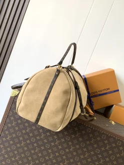 Alternative view of LV Duffles Bags Calfskin Leather (Beige-Brown) 20X27X45CM H00202608072572