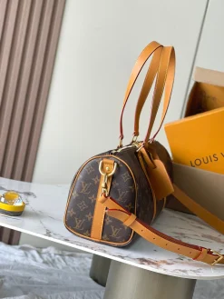 Alternative view of LV Duffles Bags Canvas Leather (Brown-Tan) 46X22X17CM H20202608071264