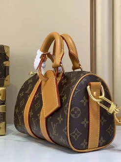Alternative view of LV Duffles Bags Coated Canvas (Brown-Tan) 25X15X11CM E20202608071173