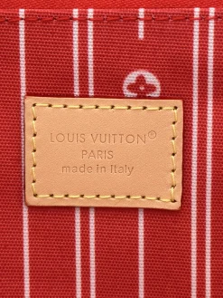 Alternative view of LV Duffles Bags Cotton (Cream-Red) 45X36X13CM E80202608070460