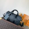LV Duffles Bags Monogram Canvas (Black-Dark Grey) 25X15X11CM D40202608072120