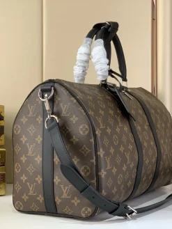 Alternative view of LV Duffles Bags Monogram Canvas (Brown-Black) 45X27X20CM F50202608072538