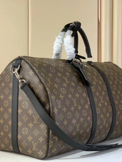 Alternative view of LV Duffles Bags Monogram Canvas (Brown-Black) 55X31X26CM F80202608072540