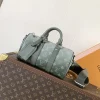 LV Duffles Bags Monogram Canvas (Grey Green) 25X15X11CM E20202608072136