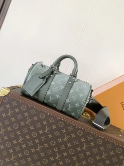 LV Duffles Bags Monogram Canvas (Grey Green) 25X15X11CM E20202608072136