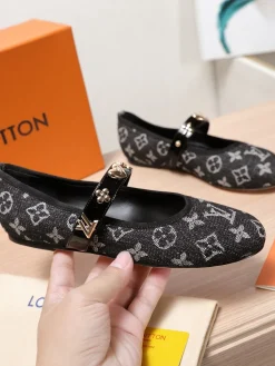 LV Flats Denim & Lambskin EU35-39 B50202608030833