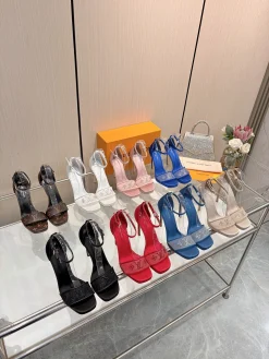 Alternative view of LV Heels Mesh Leather EU34-41 C30202608031006