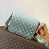 LV Messenger Bags Coated Canvas (Mint Green-White) 26x20x7 cm E10202608071654