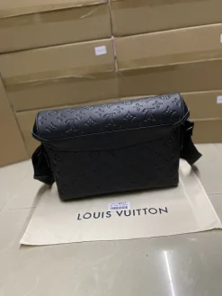 Alternative view of LV Messenger Bags Embossed Leather (Black) One Size F20202608071351